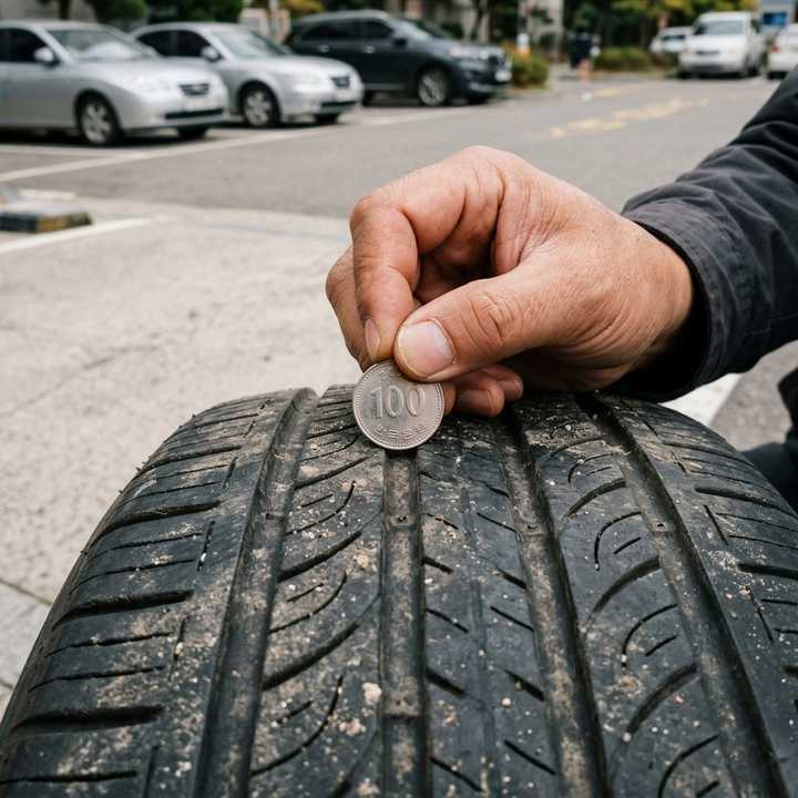 타이어 교체 시기 확인법