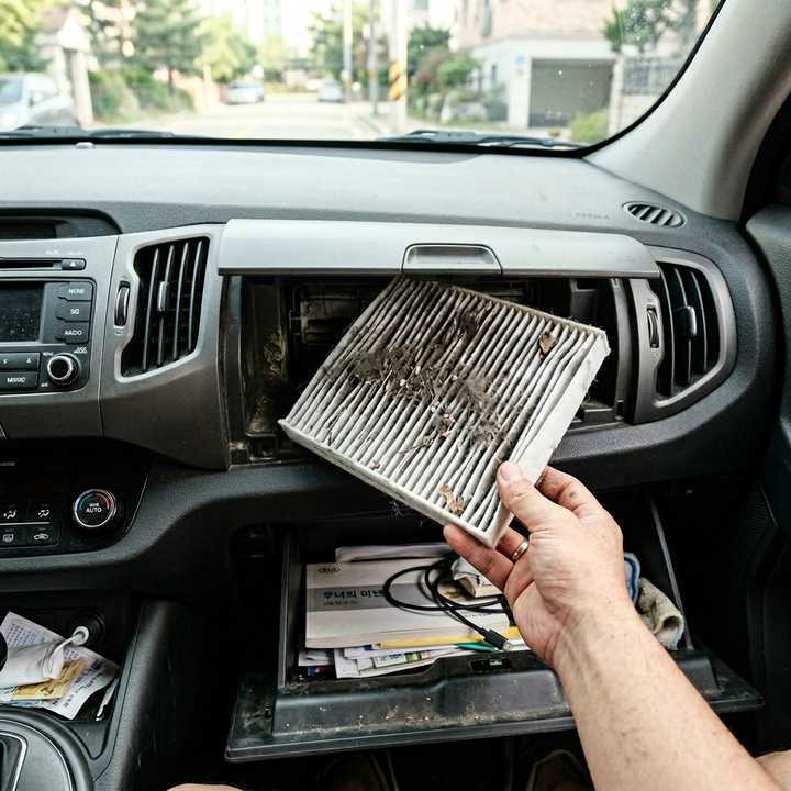 자동차 에어컨 필터 교체 5단계 — 2026년 셀프 교체 꿀팁