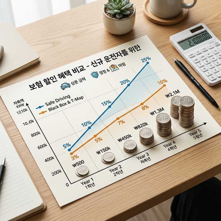 초보운전 보험료 할인 방법