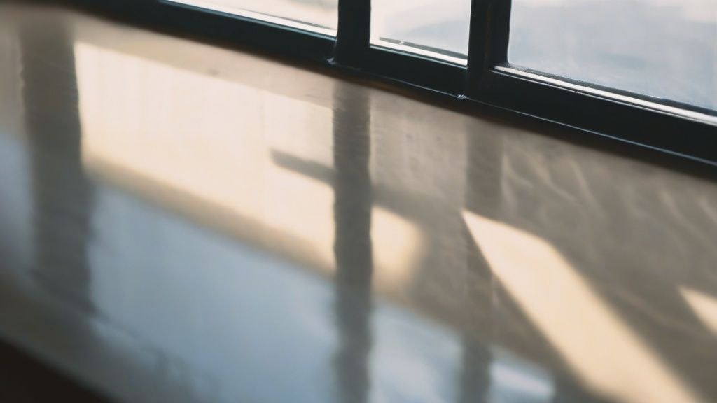 월간 캘린더에 습관 달성 표시를 하고 있는 한국인 여행객의 손